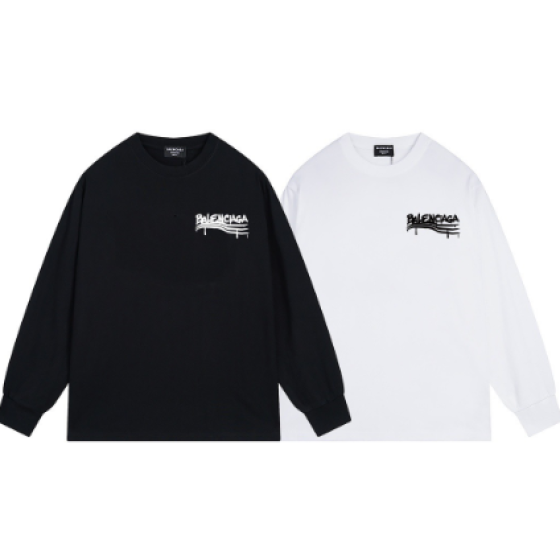Balenciaga “This is not Balenciaga” letter print long-sleeved shirt!